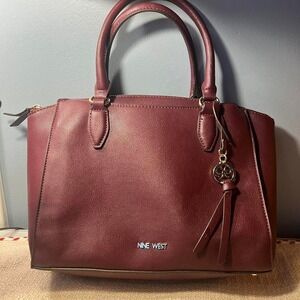 Burgundy Nine West handbag